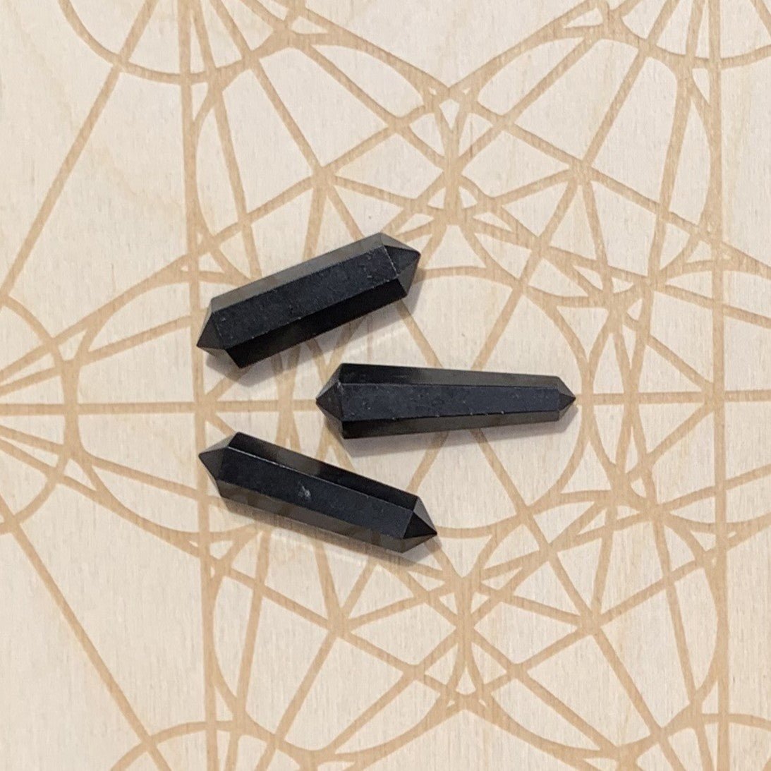 Black Obsidian Double Terminated Point