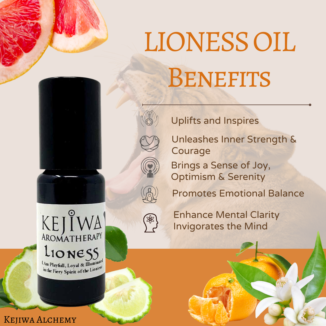 Lioness Aromatherapy Benefits by Kejiwa