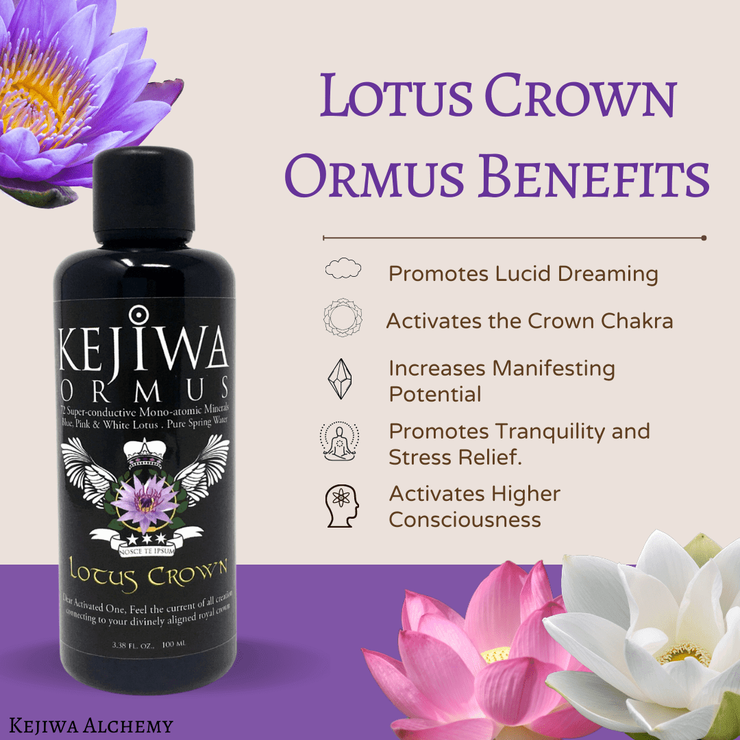 ORMUS Trio: Rose, Frankincense and Lotus - Kejiwa Alchemy