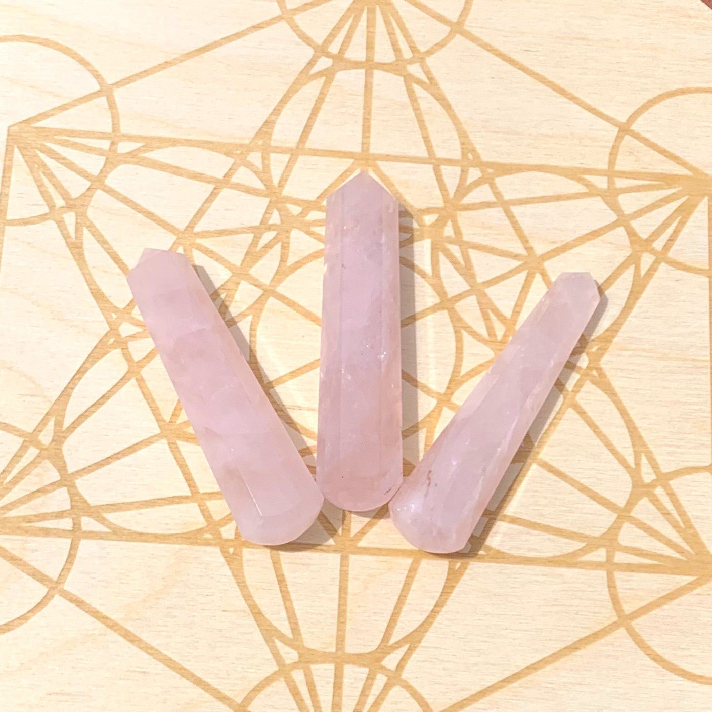 Rose Quartz Wand 2.5"