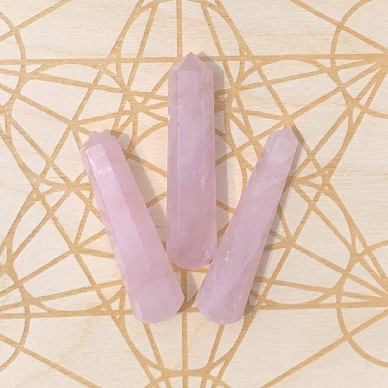 Rose Quartz Wand 2.5"