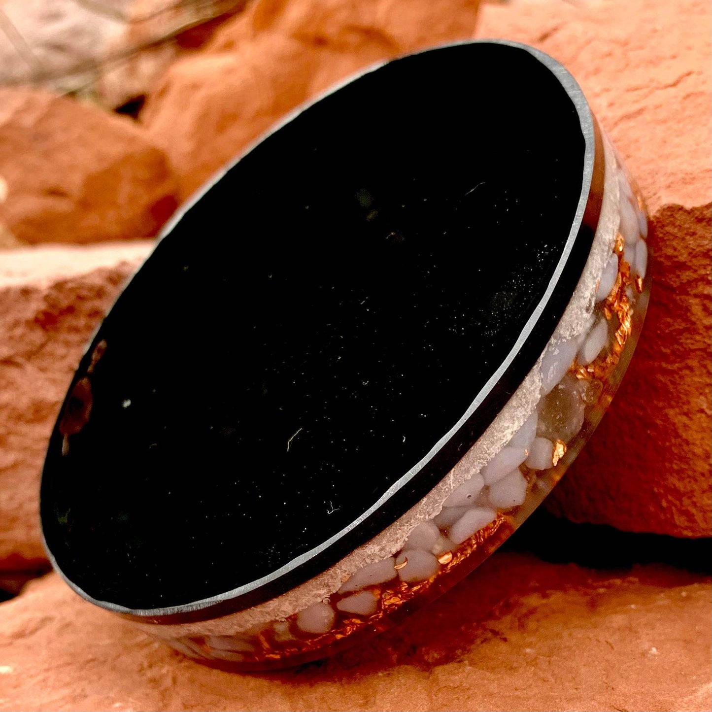 Angelic Communion Orgonite Altar Plate 4" - Kejiwa Alchemy