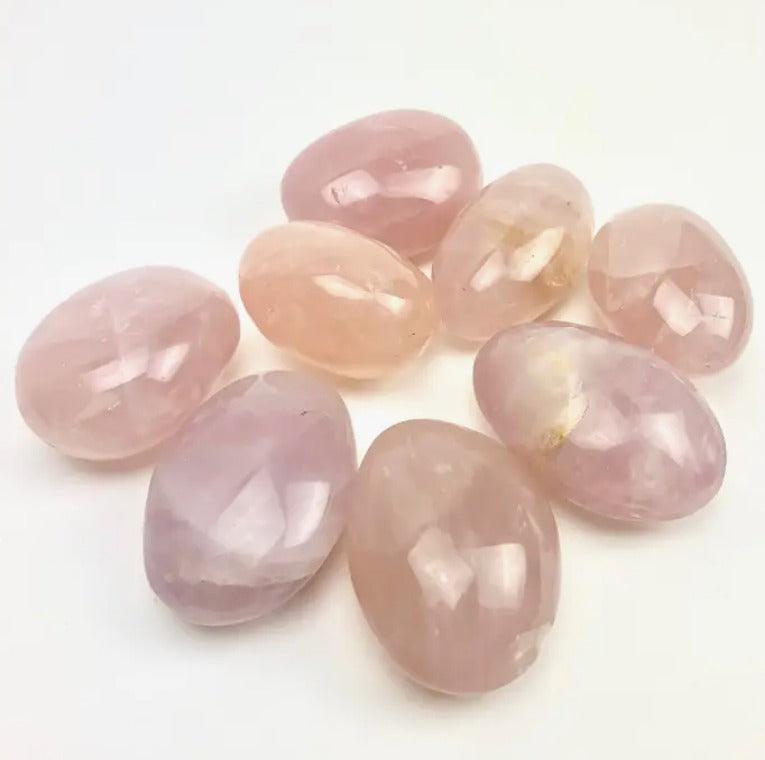 Rose Quartz Crystal Palmstones