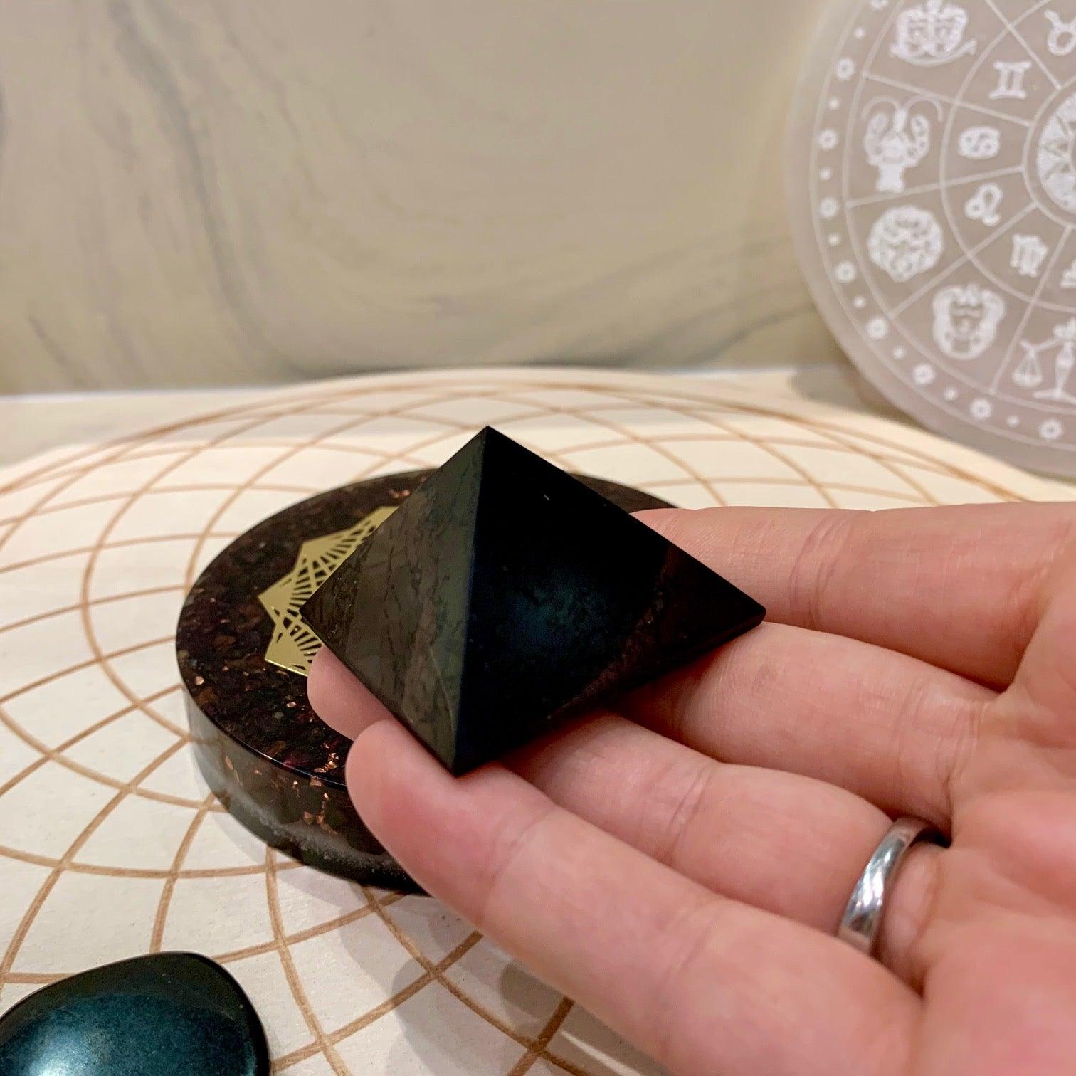 Shungite Pyramid - Kejiwa Alchemy