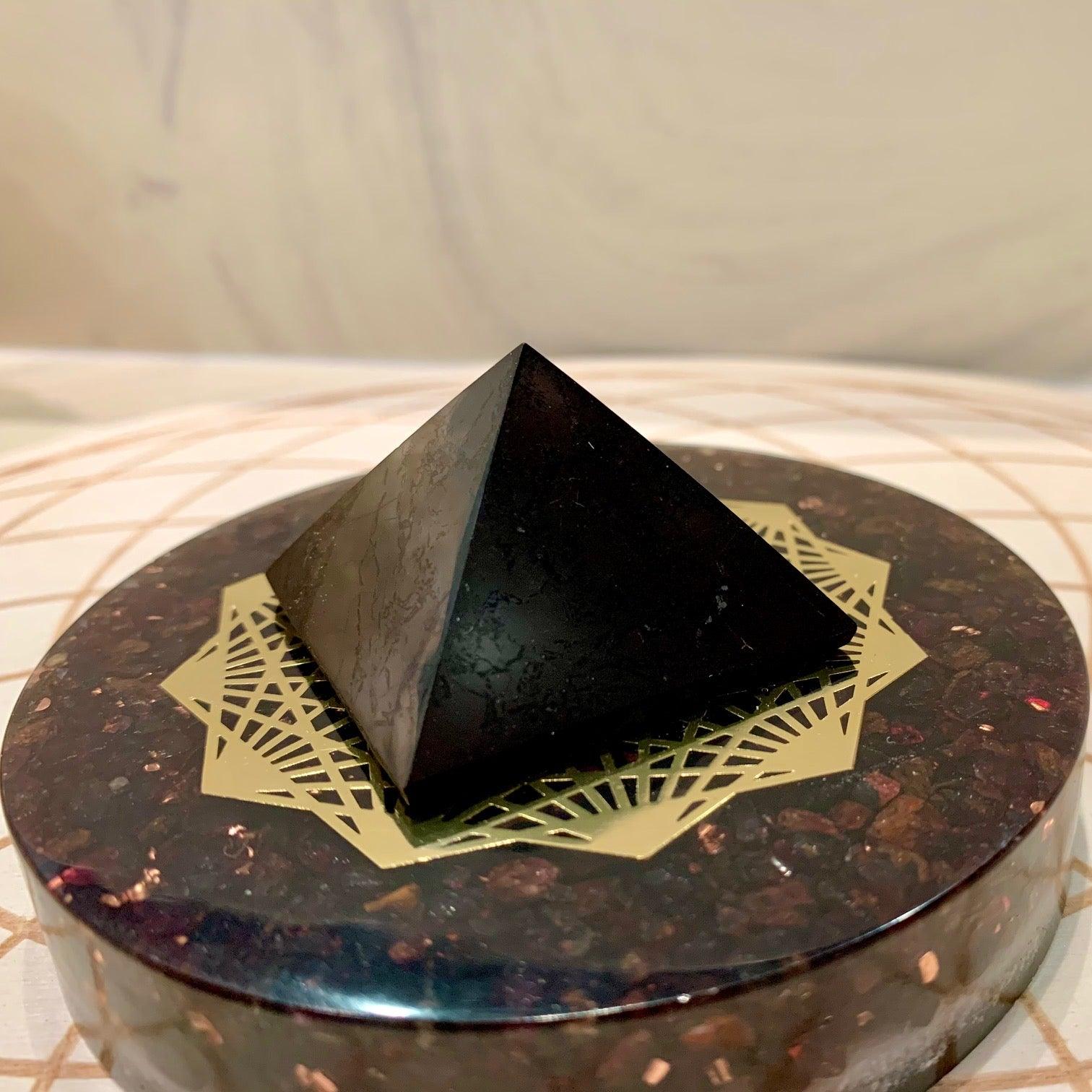 Shungite Pyramid - Kejiwa Alchemy