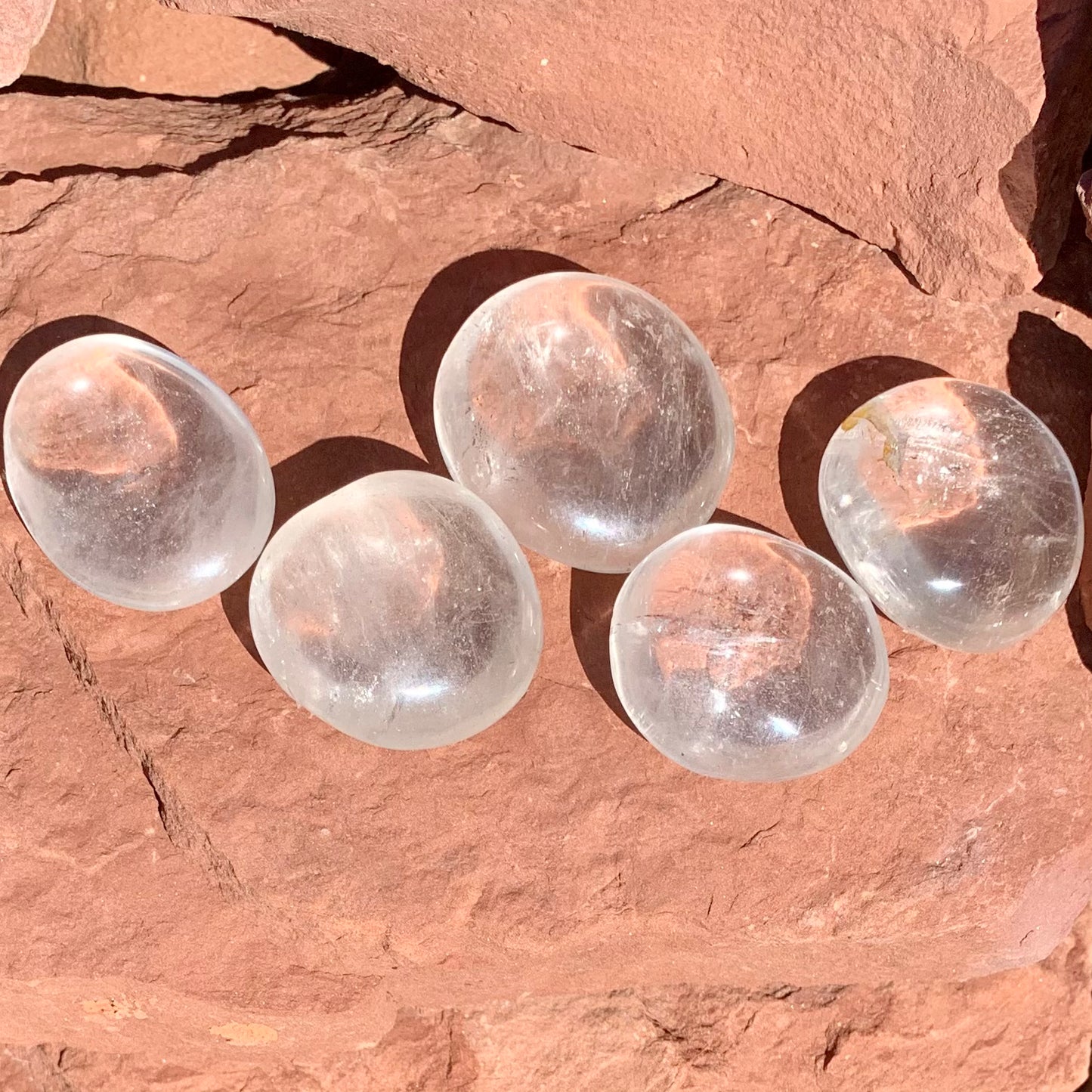 Clear Quartz Palmstone - Kejiwa Alchemy