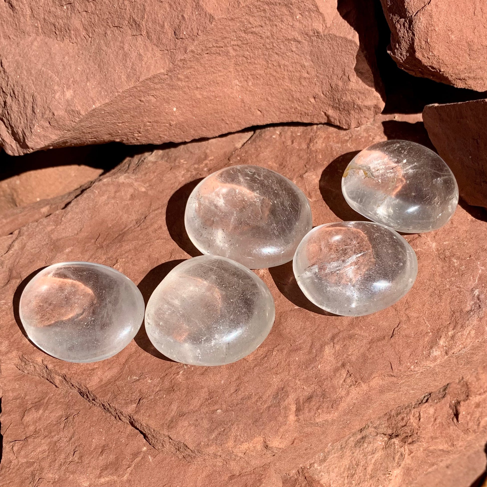 Clear Quartz Palmstone - Kejiwa Alchemy