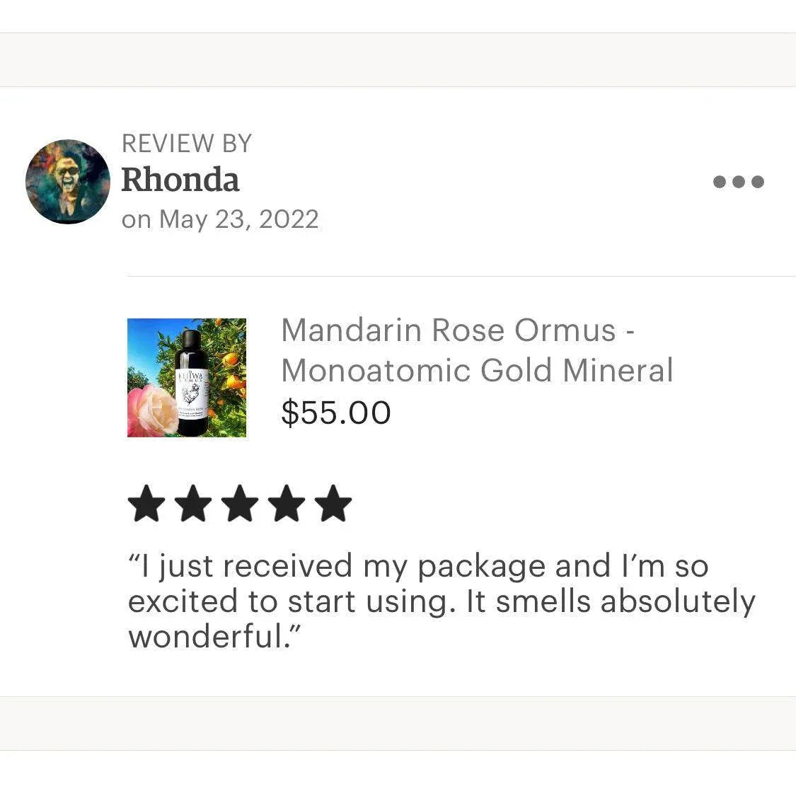 Mandarin Rose Ormus *Special* - Kejiwa Alchemy