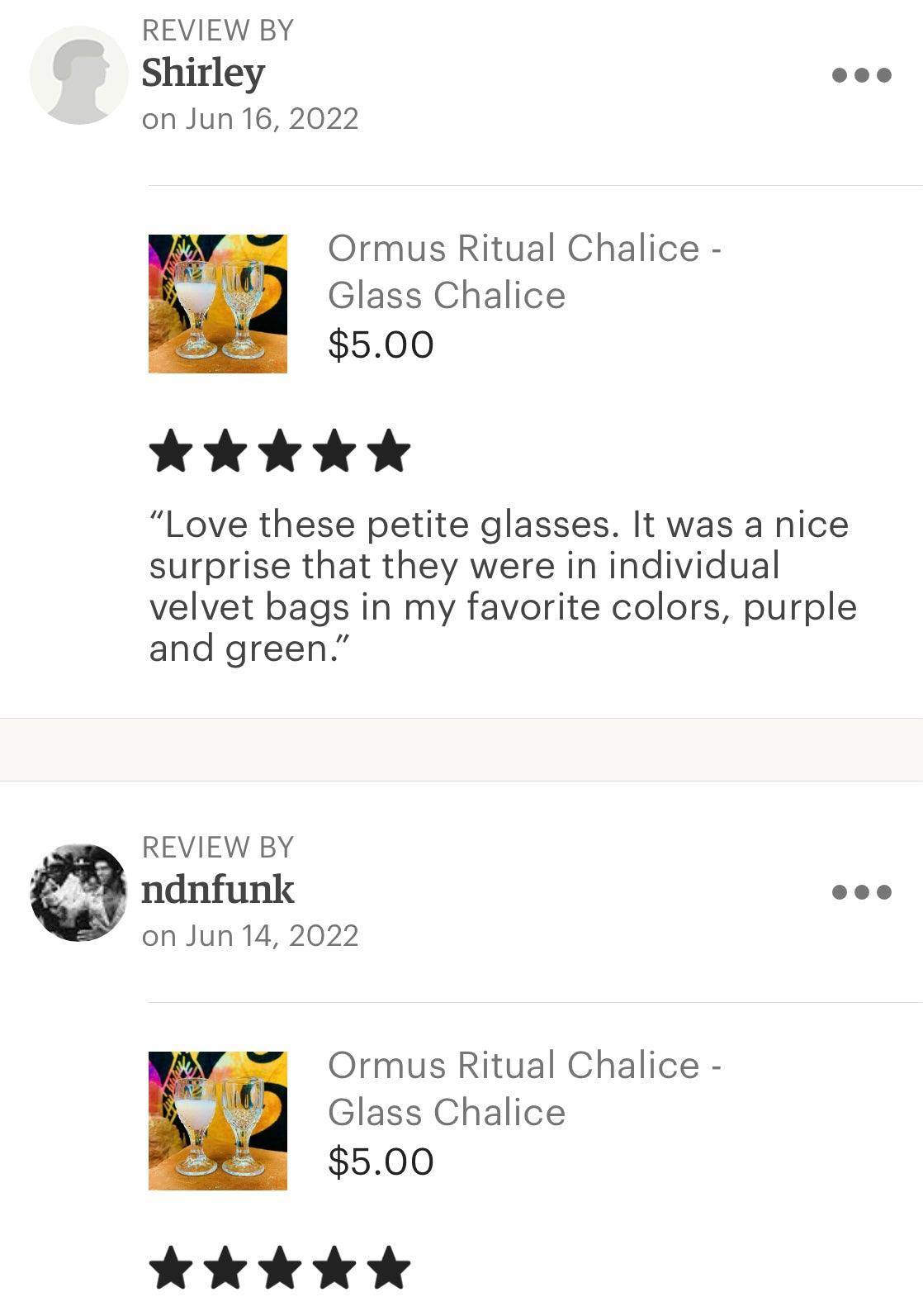 Ormus Ritual Glass - Kejiwa Alchemy