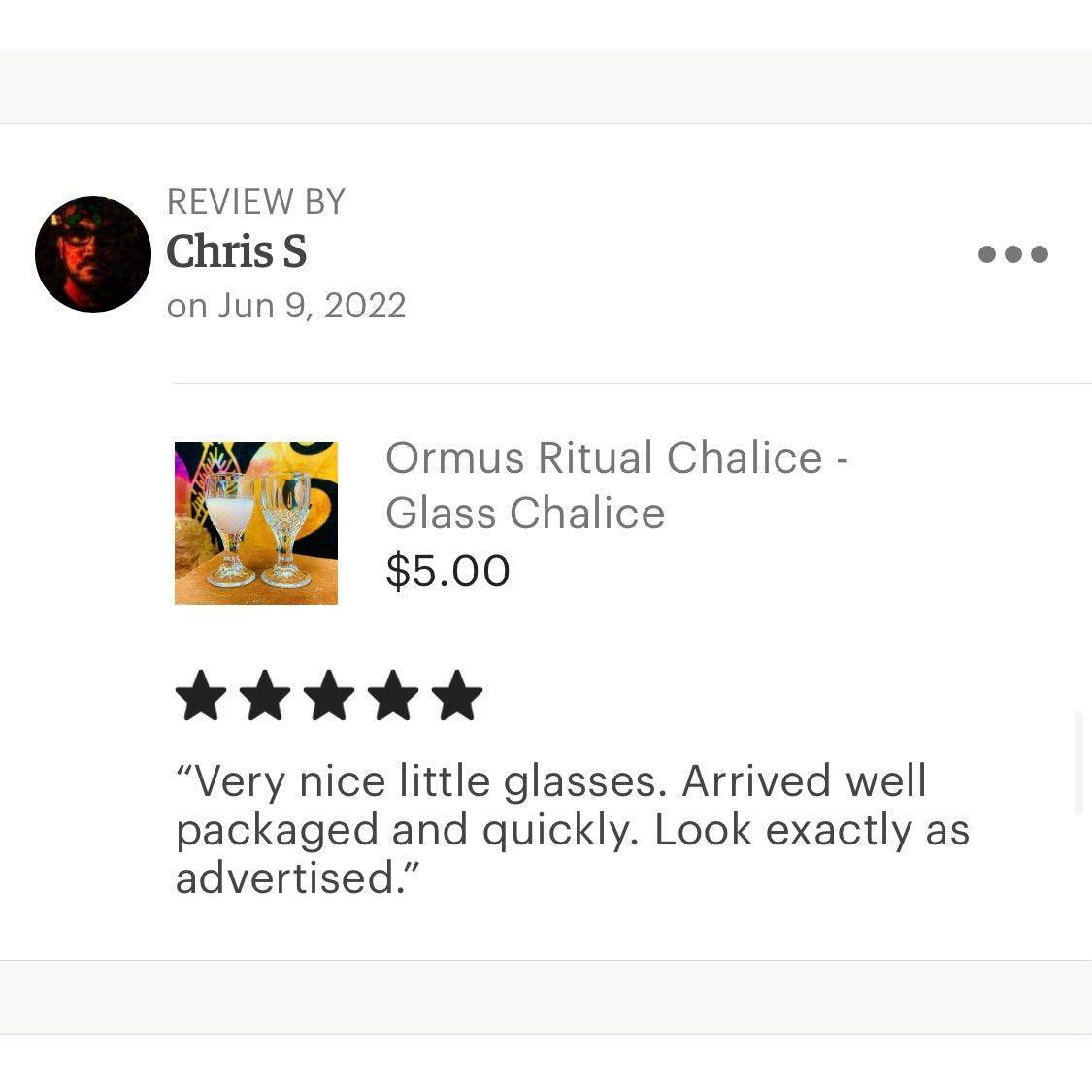 Ormus Ritual Glass - Kejiwa Alchemy