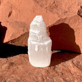 Selenite Raw Tower 2.5" - Kejiwa Alchemy