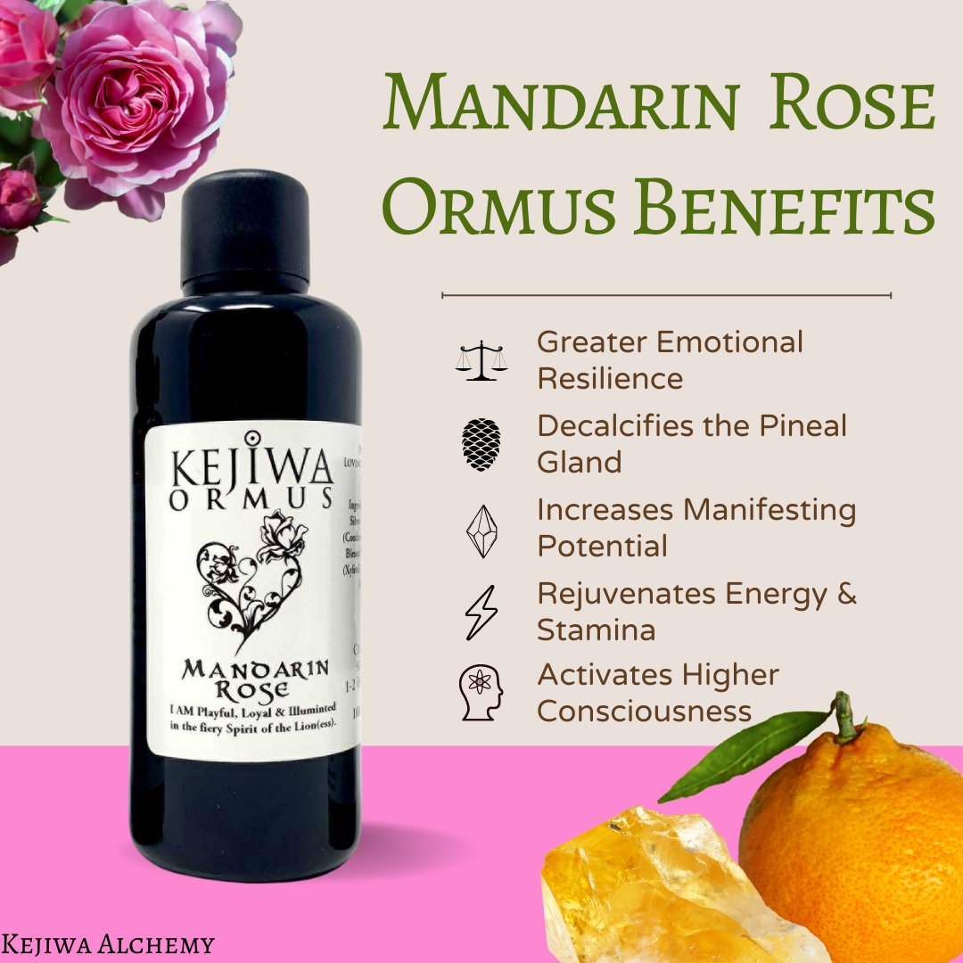 Mandarin Rose Ormus Benefits by Kejiwa