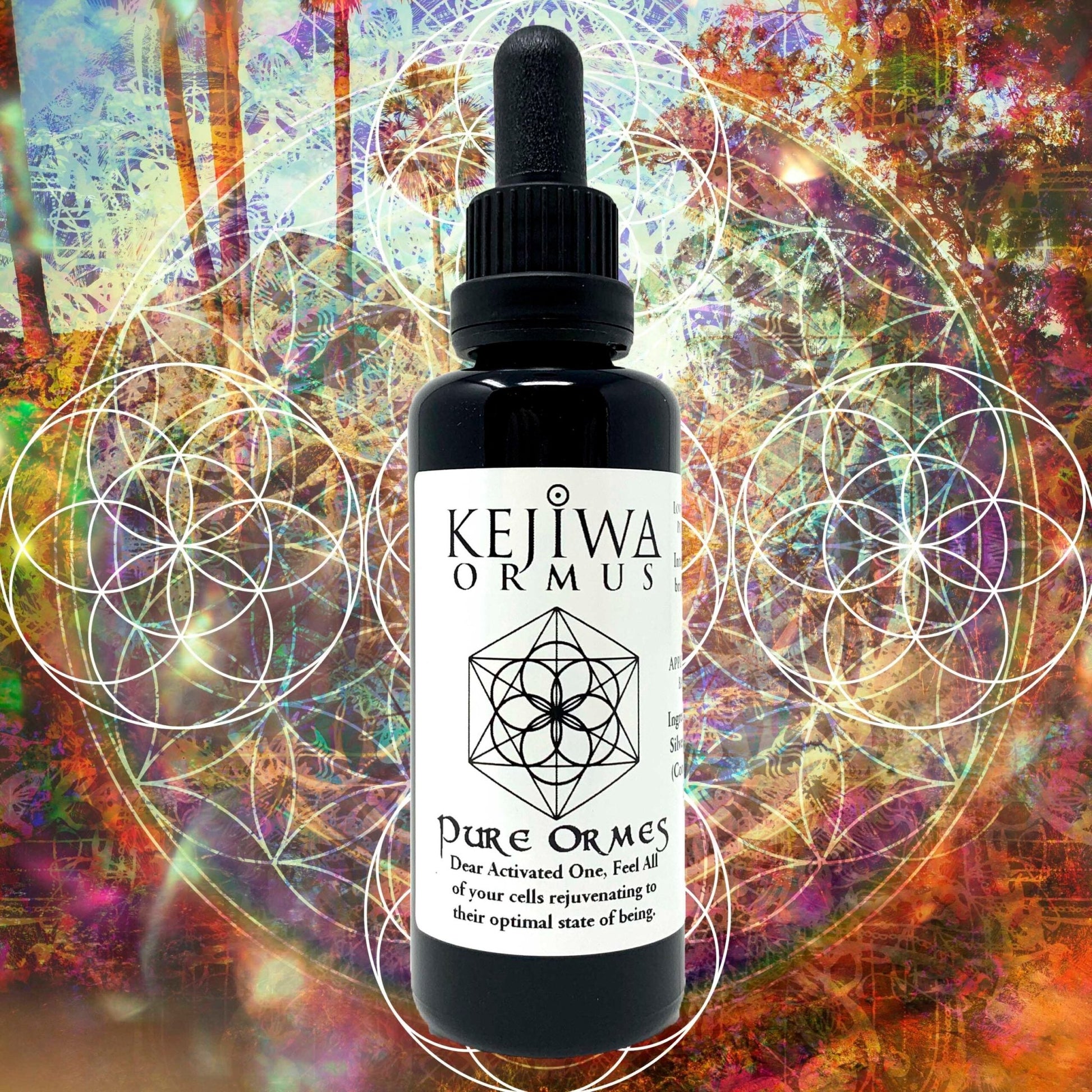 Pure ORMEs Monoatomic Gold Ormus Elixir with Sacred Geometry