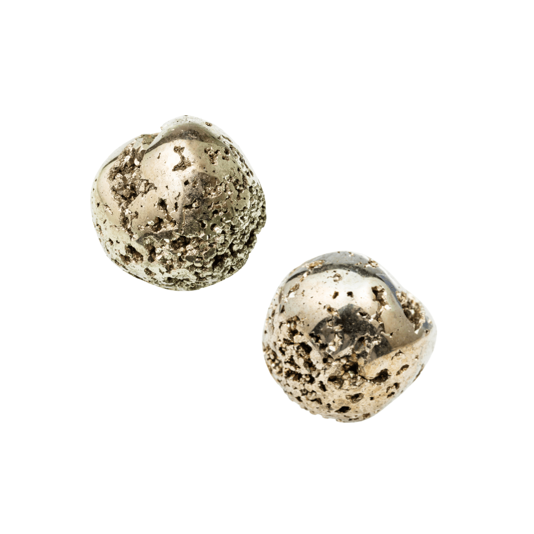 Pyrite tumbled crystals by Kejiwa