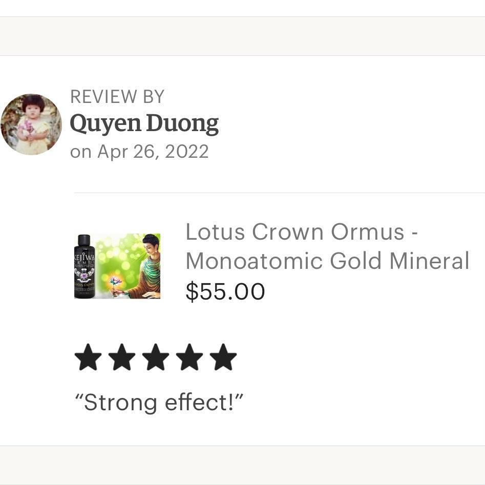 Lotus Crown Ormus - Kejiwa Alchemy