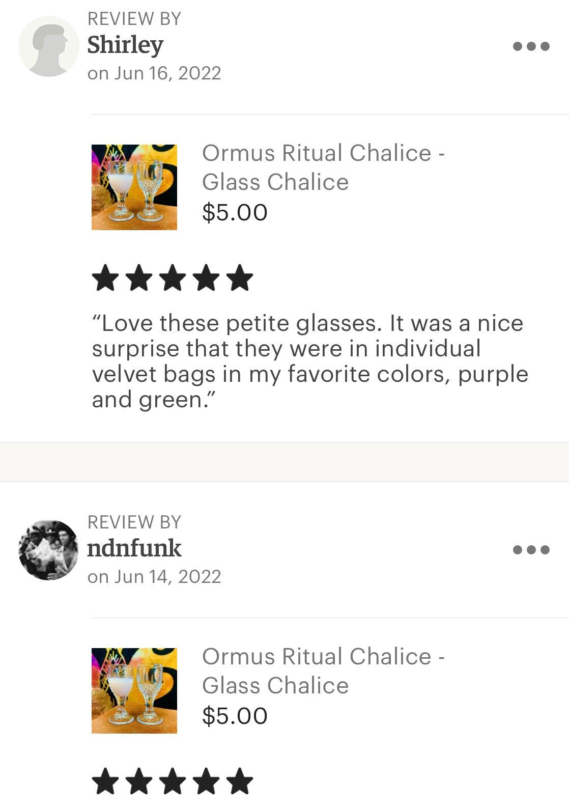 Ormus Ritual Glass - Kejiwa Alchemy